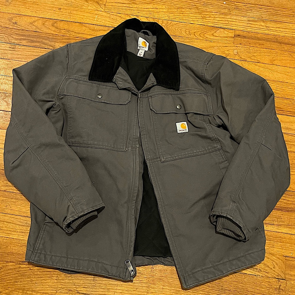 Carhartt Men's Exclusive Washed Duck Insulated Traditional Jacket